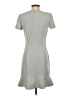 Ann Taylor Solid Gray Casual Dress Size 2 - photo 2