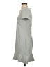 Ann Taylor Solid Gray Casual Dress Size 2 - photo 5