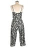 Everly Animal Print Black Jumpsuit Size S - photo 2