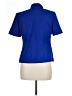 Lisa Jo Blue Short Sleeve Blouse Size 10 - photo 2