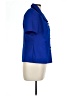 Lisa Jo Blue Short Sleeve Blouse Size 10 - photo 4