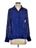 Zara Blue Long Sleeve Blouse Size S - photo 1