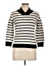 Unbranded Stripes Ivory Pullover Sweater Size L (estimated) - photo 1