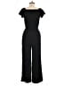 Charles Henry Solid Black Jumpsuit Size XS - photo 2