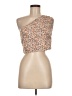 Shein Tan Sleeveless Blouse Size 6 - photo 1