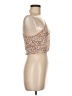 Shein Tan Sleeveless Blouse Size 6 - photo 4