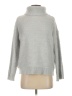 Haven Well Within Solid Silver Turtleneck Sweater Size S - photo 1