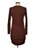 Unbranded Solid Brown Casual Dress Size M - photo 2