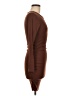 Unbranded Solid Brown Casual Dress Size M - photo 4