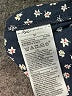 Gap 100% Polyester Polka Dots Blue 3/4 Sleeve Blouse Size M - photo 8