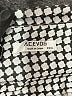 Acevog 100% Polyester Houndstooth Silver Long Sleeve Blouse Size 3X - photo 7