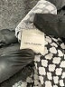 Acevog 100% Polyester Houndstooth Silver Long Sleeve Blouse Size 3X - photo 8
