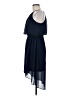 Maurices 100% Polyester Solid Blue Cocktail Dress Size 7 - 8 - photo 5