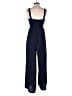 Unbranded 100% Polyester Solid Blue Jumpsuit Size XS - photo 2