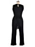 Amour Vert Solid Black Jumpsuit Size XL - photo 2