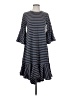 Lularoe Stripes Gray Casual Dress Size S - photo 1