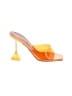 Amina Muaddi Color Block Orange Sandals Size EU 36 1/2 - photo 1