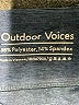 Outdoor Voices Color Block Blue Active Pants Size L - photo 7