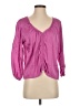 Stark X 100% Rayon Pink 3/4 Sleeve Blouse Size S - photo 1