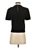 A.L.C. 100% Silk Black Short Sleeve Top Size 4 - photo 2