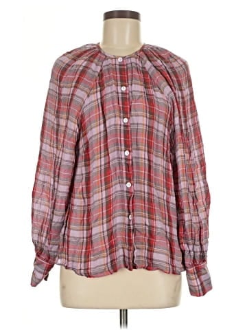 Pearl By Lela Rose Long Sleeve Blouse (view 1)