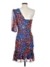 BCBGMAXAZRIA 100% Polyester Print Blue Cocktail Dress Size 4 - photo 2