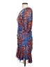 BCBGMAXAZRIA 100% Polyester Print Blue Cocktail Dress Size 4 - photo 5
