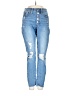 Lucky Brand Hearts Blue Jeans Size 4 - photo 1