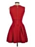 VERTIGO Solid Red Cocktail Dress Size XS - photo 2