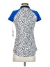 JoFit Polka Dots Blue Short Sleeve Polo Size XS - photo 2
