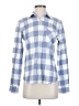 UNTUCKit Checkered-gingham Blue Long Sleeve Button-Down Shirt Size 4 - photo 1