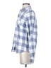 UNTUCKit Checkered-gingham Blue Long Sleeve Button-Down Shirt Size 4 - photo 5