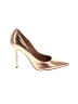Salvatore Ferragamo Metallic Gold Pink Heels Size 7 - photo 1