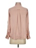 Banana Republic 100% Polyester Solid Tan Long Sleeve Blouse Size XS - photo 2