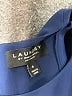 Laundry by Shelli Segal 100% Polyester Solid Blue Casual Dress Size 6 - photo 7