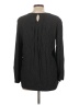 Lands' End Black Long Sleeve Blouse Size L - photo 2