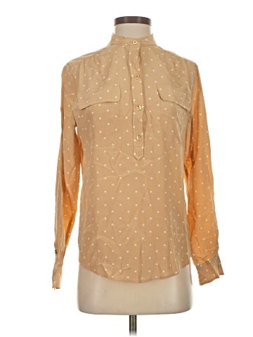 C. Wonder Long Sleeve Silk Top (view 1)