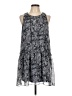 Likely 100% Polyester Paisley Blue Gray Casual Dress Size 10 - photo 1