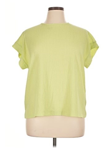 Shein Curve Short Sleeve T-Shirt (view 1)