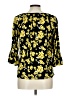 MICHAEL Michael Kors Yellow 3/4 Sleeve Blouse Size L - photo 2