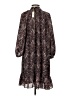 Max Studio Paisley Brown Casual Dress Size S - photo 2