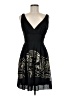 Jonathan Martin 100% Polyester Graphic Black Cocktail Dress Size 9 - photo 1