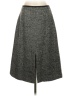 Ann Taylor Chevron-herringbone Gray Formal Skirt Size 4 - photo 1