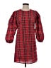 J.Crew Plaid Red Casual Dress Size XXS - photo 1