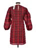 J.Crew Plaid Red Casual Dress Size XXS - photo 2