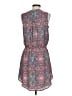 Gap 100% Polyester Paisley Gray Casual Dress Size S - photo 2
