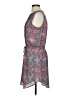 Gap 100% Polyester Paisley Gray Casual Dress Size S - photo 5