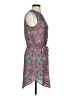 Gap 100% Polyester Paisley Gray Casual Dress Size S - photo 4