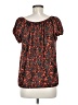 Max Studio Orange Short Sleeve Blouse Size M - photo 2