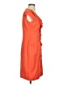 Sharagano 100% Polyester Orange Cocktail Dress Size 4 - photo 4